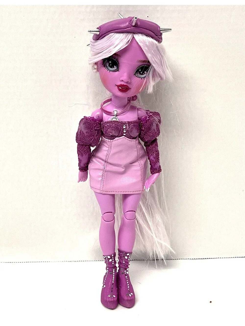 Rainbow High Shadow Lavender Lynn Purple Articulated Doll Extra Long Hair
